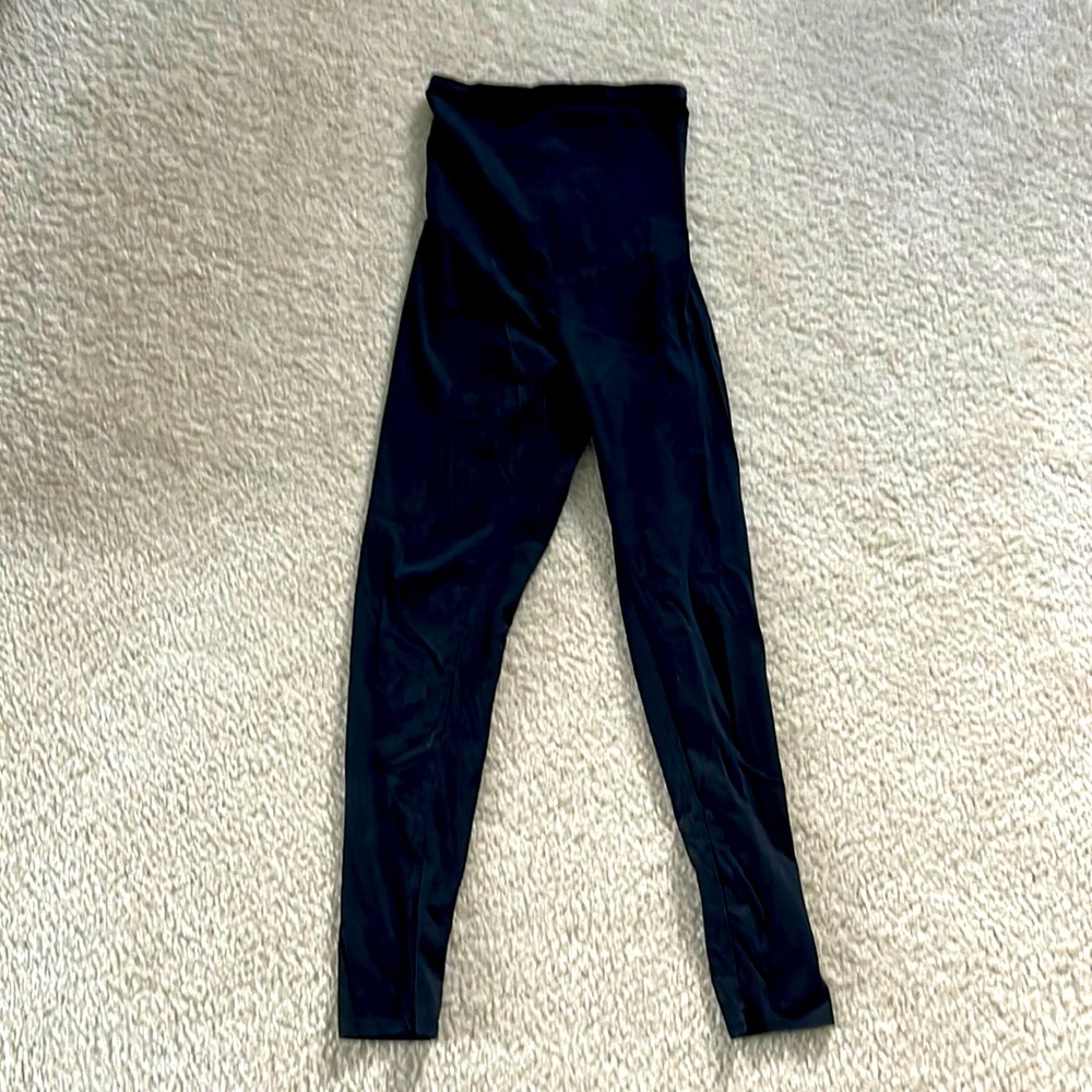 Black maternity leggings
